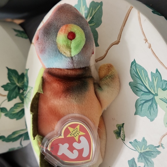 TY beanie Baby  Rainbow tag error states Iggy.  1997 - Picture 10 of 12